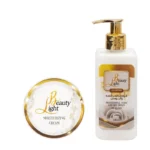 كريم مرطب ومغذي خفيف من لايت بيوتي، طراز الأركان وزبدة الشيا، مناسب لجميع أنواع البشرة، يحتوي على فيتامين E، شمع النحل، زيت اللوز وزيت جوز الهند، حجم 200 مل مع كريم مرطب ومغذي لليدين والوجه من لايت بيوتي، طراز الأركان وزبدة الشيا، حجم 250 مل، مجموعة مكونة من قطعتين.