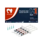 حمض إتش نيك درمان، موديل Phosphoric Acid Etchant Gel 37%، حجم 10 مل، عبوة تحتوي على 4 قطع