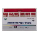 ورق ورقي للأسنان W3 موديل 25/04، عبوة تحتوي على 100 قطعة