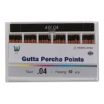 غوتا الأسنان W3 موديل 40/04، عبوة تحتوي على 60 قطعة