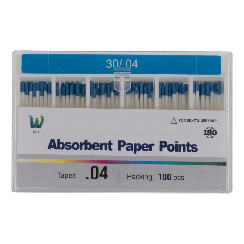 205 ورق ورقي للأسنان W3 موديل 30/04، عبوة تحتوي على 100 قطعة - الصورة 1