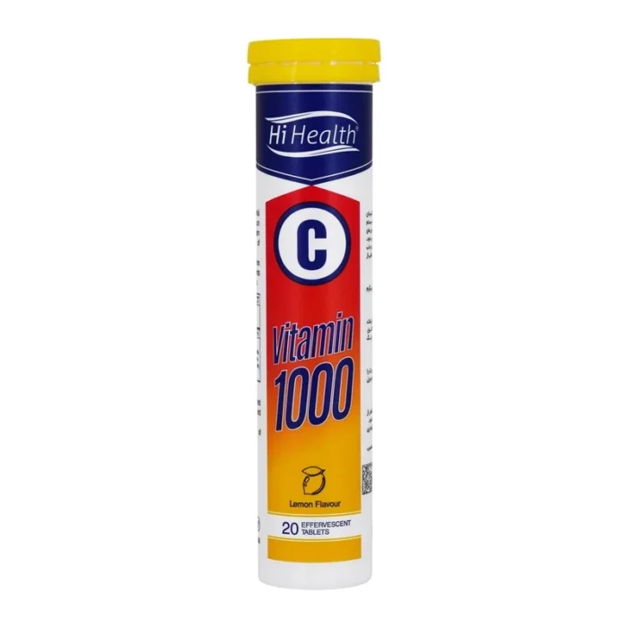 High Health Vitamin C 1000 Effervescent Tablets, Pack of 20 - Image 1