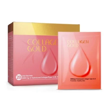 Adrian Gold Collagen Sachet - 20 Count Pack