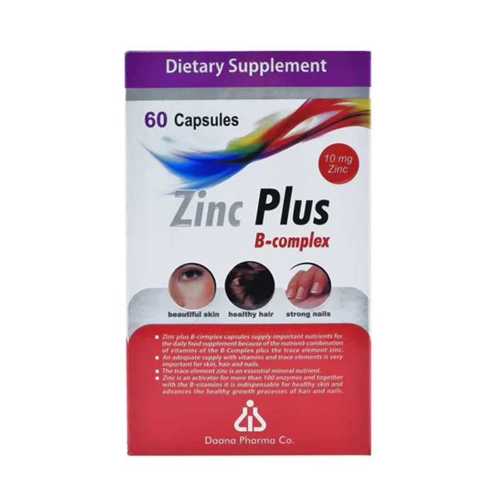 Dana Pharmaceuticals Zinc Plus 10 mg Capsules - 60 Count Pack - Image 1