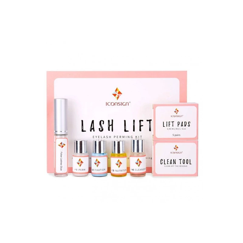 59 مجموعة رفع الحواجب والرموش من آيكون ساين، موديل لش ليفت، متعدد الألوان - الصورة 1