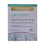 كبسولات لاكتوزينك درمكس، عبوة تحتوي على 30 كبسولة