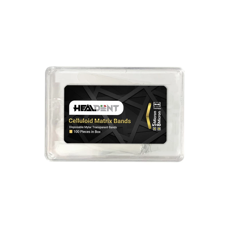 90 شريط ماتريكس شفاف مستهلك من هيلدنت، موديل 8Mic، عبوة من 100 قطعة - الصورة 1