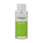 محلول تنظيف المكياج من فيتاليير، مناسب للبشرة الدهنية والمختلطة، بخصائص تنظيف لطيف، تنظيم إفراز الدهون، مرطب ومضاد للالتهابات، يمنع ظهور حب الشباب، يحتوي على حمض الساليسيليك والنياسيناميد، مناسب للسيدات والرجال، بحجم 250 مل، موديل أكتيفيت