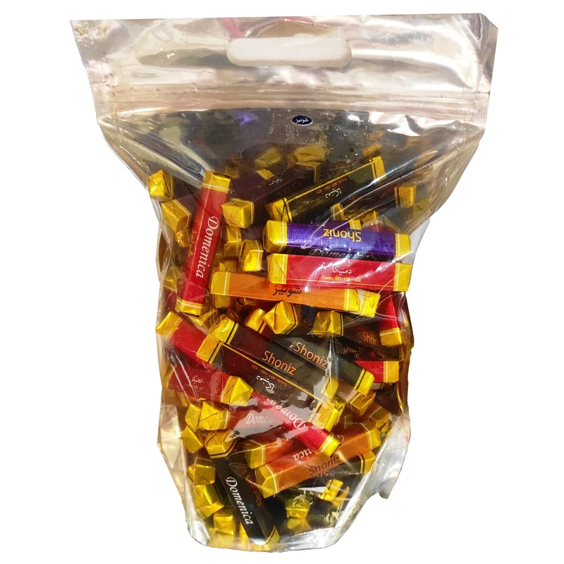 17 شوكولاتة مختلطة داكنة، حليب وبيضاء دومينيكا شونيز - 500 غرام - الصورة 1