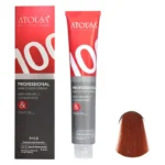 Atousa Hair Color No. K4, 100 ml volume, light copper brown color.