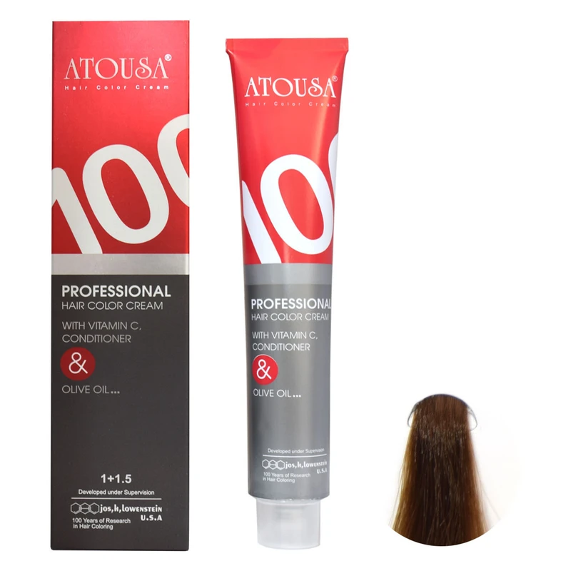256 Atousa Hair Color No. 5/735, 100 ml volume, cinnamon tea color. - Image 1