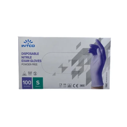 Nitrile Gloves Intco Model 01 Size Small Pack of 100 Pieces
