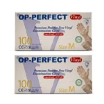 قفاز فينيل أوبى پرفكت موديل 01M حجم متوسط عبوة 2 قطعة