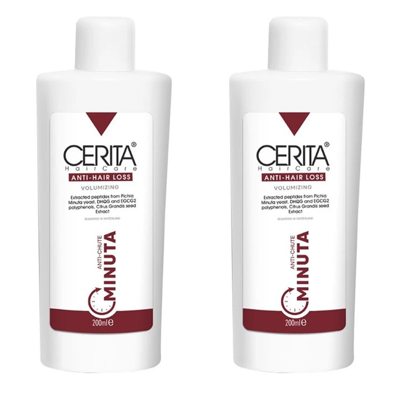 46 شامبو مضاد لتساقط الشعر من سيريتا موديل مينوتا مناسب للشعر التالف والدّهني(مجموعة 2 عدد) - الصورة 1