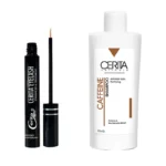 باقة شامبو مقوي ومضاد لتساقط الشعر - سيريتا - الموديل كافيين - الحجم 200 مل مع محلول مقوي للرموش - سيريتا - الموديل محلول الرموش - الحجم 7 مل