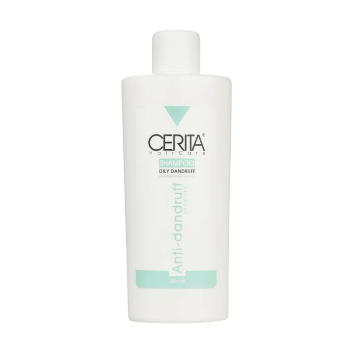 Anti-Dandruff Shampoo by Serita, Compatible with Oily Hair, Contains Probiotics, Zinc Omadine, Climbazole, and Willow Extract, Volume 200 ml, Model Probiotic - Image 1