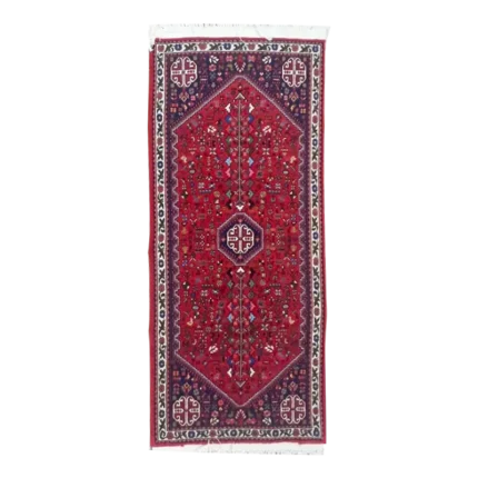 سجاد آباده يدوي لوني أحمر أصلي 100×60 سم