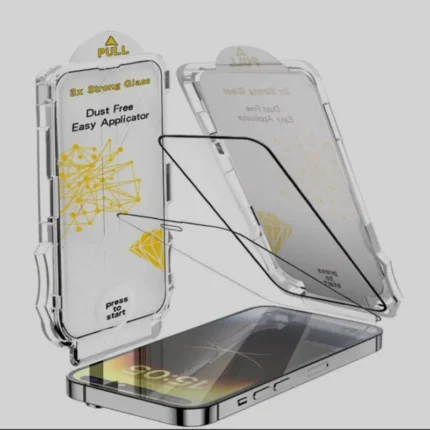 حماية شاشة آيفون 16 و 15 | زجاج مقسى ضد الكسر بتركيب سهل