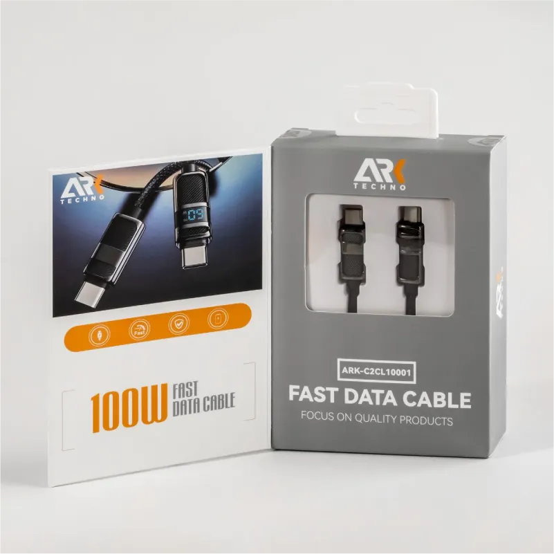 كابل بيانات ARK شحن سريع 100 واط بشاشة رقمية في عمان