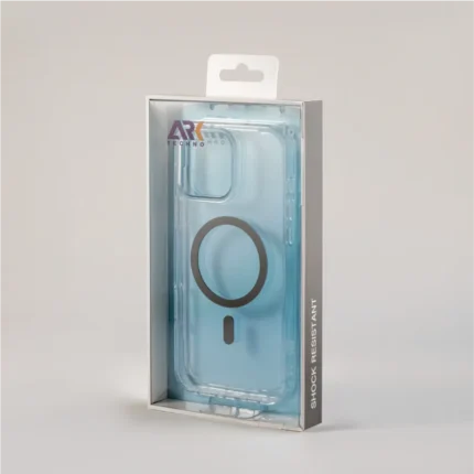 كفر آيفون 16 و 15 برو ماكس شفاف مغناطيسي حماية شوك ريزيستانت