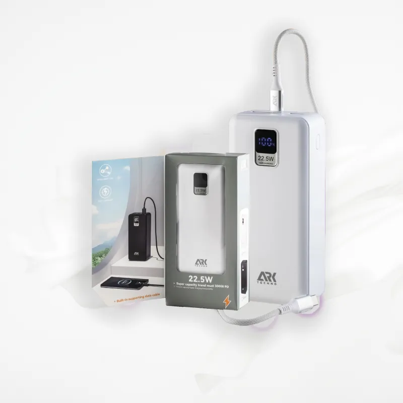 باور بانك 30000mAh شحن سريع 22.5W عالي الأداء